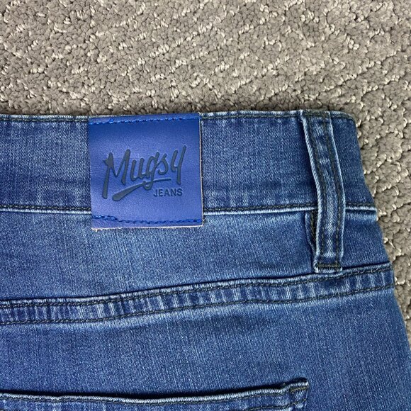 Mugsy Jeans Men's 35 x 34 Fits 34 x 33 Blue Lake Shores Stretch FLX3NLA - Picture 5 of 14